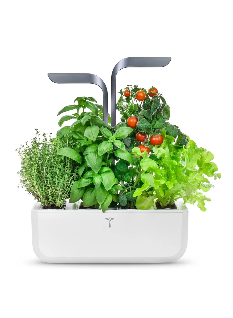حقيقي Veritable Connect Indoor Garden, Infinity Grey the smart and connected indoor organic garden