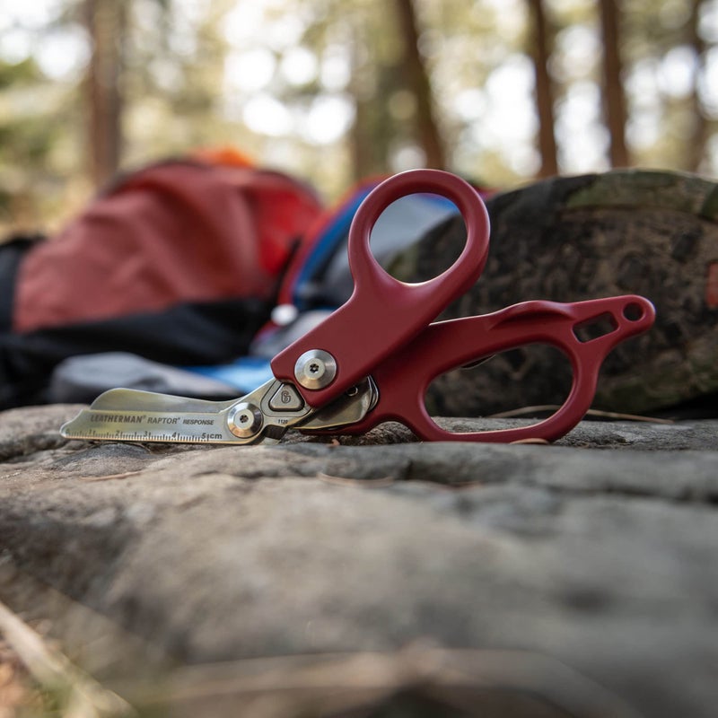 LEATHERMAN, Raptor Response Emergency Shears with Ring Cutter and Oxygen Tank Wrench, Made in the USA, Crimson - Image 5