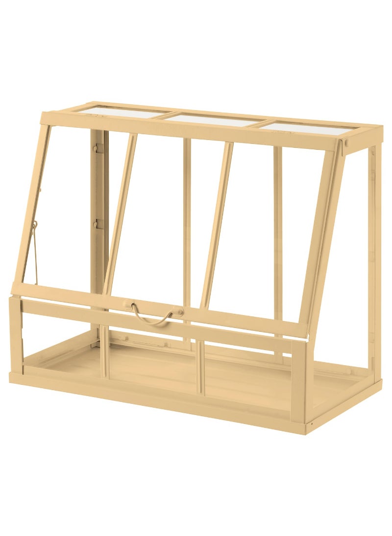 Generic Greenhouse - Indoor and Outdoor, Yellow, Portable Miniature Plant Shelter 45 cm 