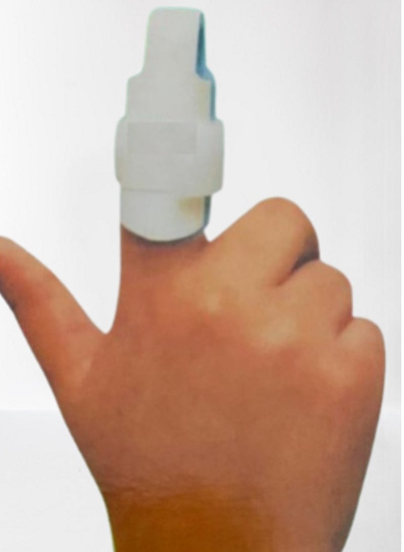 Plastic Finger Support Splint White