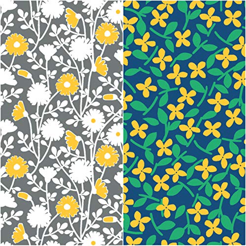 COTTONVILL 20COUNT Cotton Print Quilting Fabric (Quarter 6pcs, Flower Festival) - Image 3