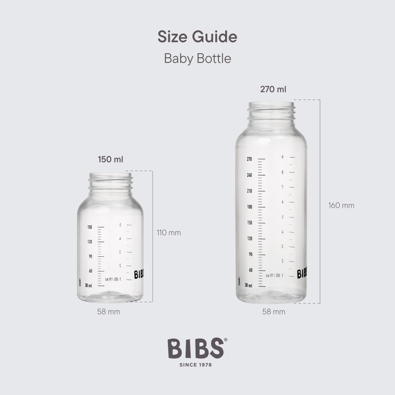 BIBS Baby Bottle 5 oz / 150 ml - BPA-Free, Dishwasher Safe - Compatible with BIBS Bottle Sets (Sold Separately) - Image 3