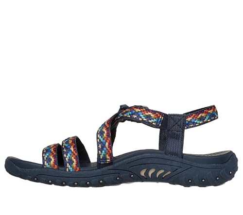 Skechers Women's Reggae-Dream Weaver Sport Sandal, Navy Multi, 7.5 - Image 2
