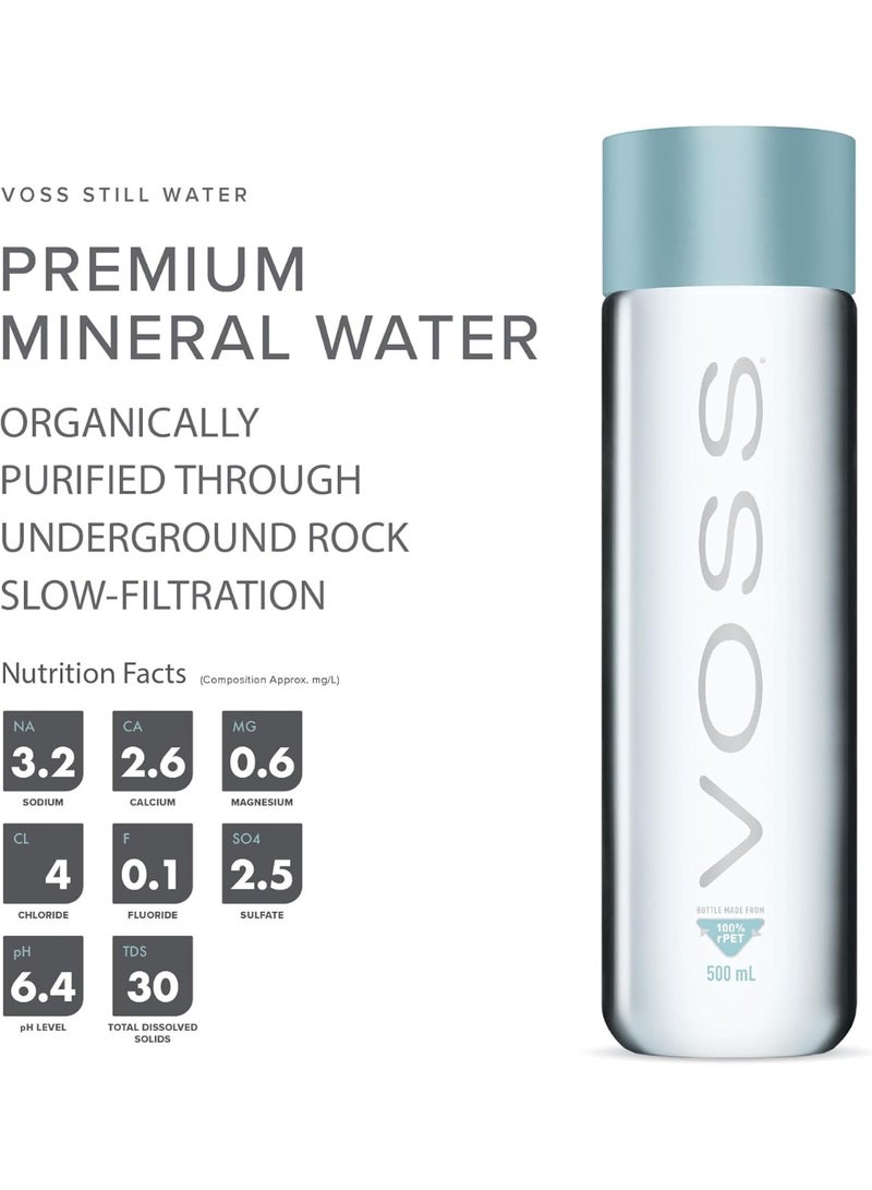 فوس مياه فوّس آرتيزين الطبيعية – زجاجات 500 مل (24 قطعة) من PET معاد التدوير | ترطيب فاخر - Image 3