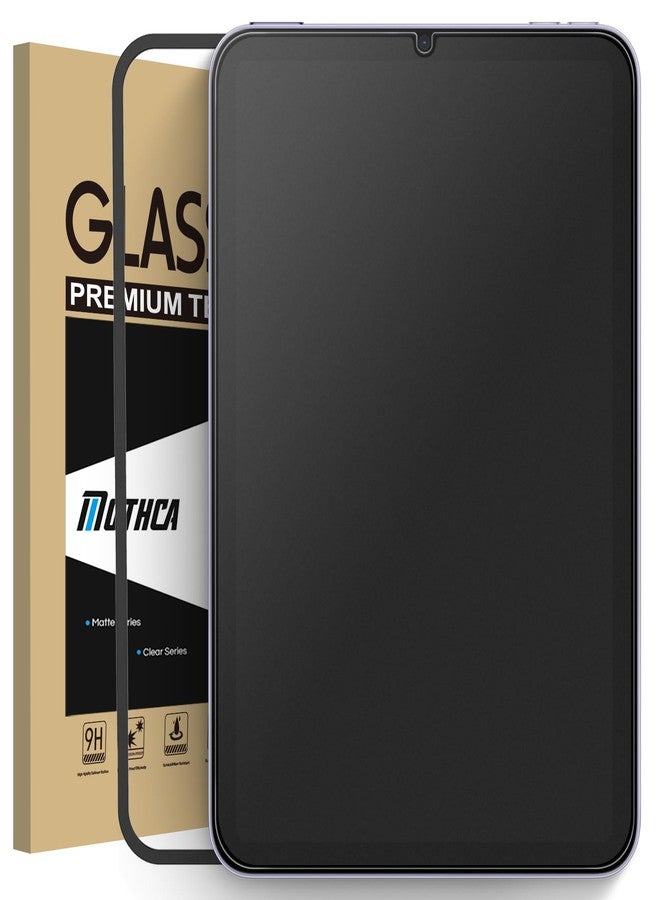 موثكا واقي شاشة زجاجي غير لامع من موثكا، عبوة واحدة، لجهاز iPad Mini 8.3 بوصة A17 Pro (2024) وMini 6 (2021)، مع إطار محاذاة، فيلم زجاجي مقوى مضاد للوهج وبصمات الأصابع لجهاز iPad Mini 7/6، ناعم كالحرير - Image 1