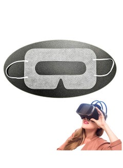 KASTWAVE Disposable VR Eye Mask for Oculus Quest 2 SkinFriendly  Breathable  Soft  Comfortable  and Hygienic VR Universal Mask (White 100pcs)  - Image 1