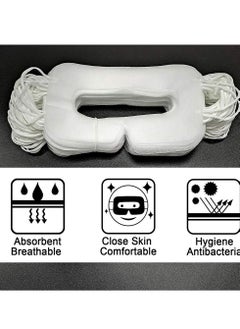 KASTWAVE Disposable VR Eye Mask for Oculus Quest 2 SkinFriendly  Breathable  Soft  Comfortable  and Hygienic VR Universal Mask (White 100pcs)  - Image 2