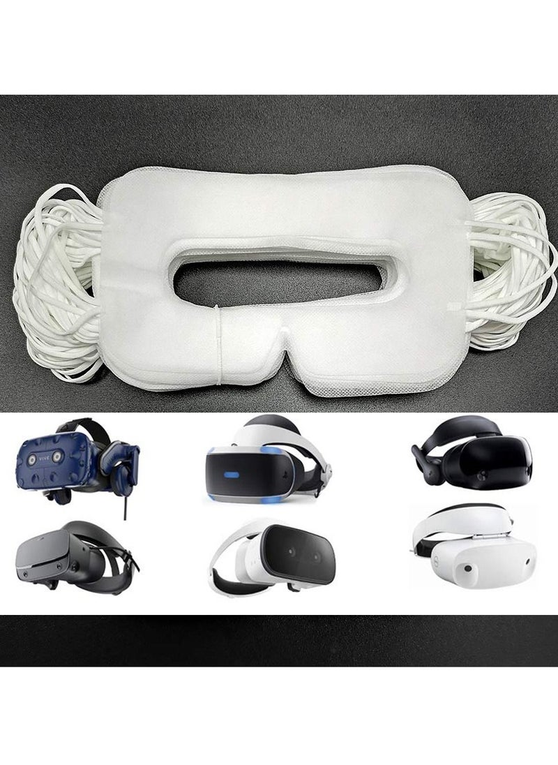 KASTWAVE Disposable VR Eye Mask for Oculus Quest 2 SkinFriendly  Breathable  Soft  Comfortable  and Hygienic VR Universal Mask (White 100pcs)  - Image 3