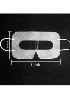 KASTWAVE Disposable VR Eye Mask for Oculus Quest 2 SkinFriendly  Breathable  Soft  Comfortable  and Hygienic VR Universal Mask (White 100pcs)  - Image 5