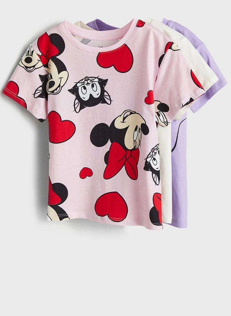 H&M Kids 3 Pack Printed Top