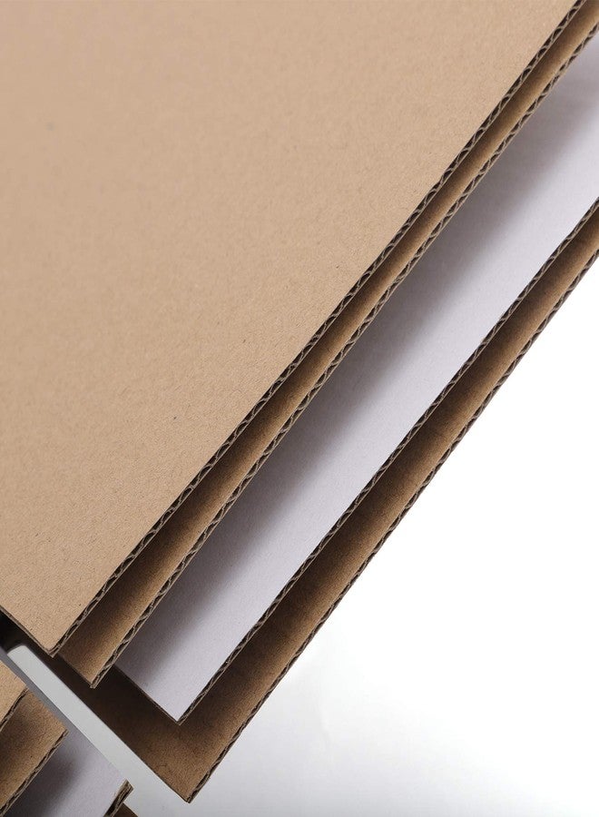 Eupako 4x4x4" Cardboard Box Mailers 25 Pack Brown Cube Corrugated Small Shipping Boxes for Mailing - Image 3