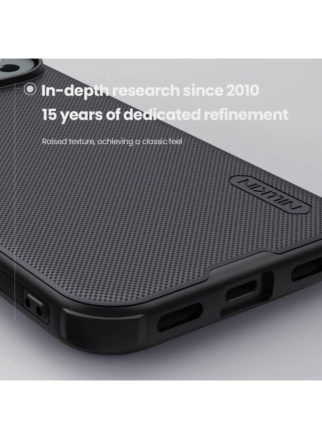 Nillkin Case for Google Pixel 10 Pro 2025 Super Frosted Shield Pro Hard Back Soft Border (PC + TPU) Shock Absorb Cover Raised Bezel Camera Protect PC ASSORTED Color For Google Pixel 10 Pro Black - Image 3