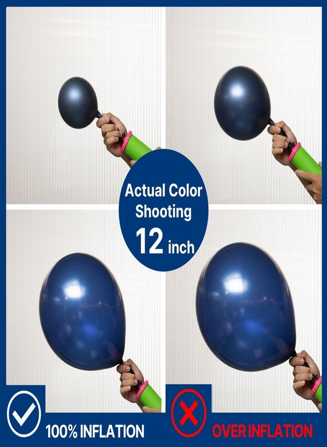 PartyWoo Navy Blue Balloons 128pcs Different Sizes of 18 12 10 5 Inch Dark Blue Balloon Arch Kit Garland for Graduation Wedding Sports Baby Shower Birthday Bachelorette Party Decorations Blue-Z90 - Image 3