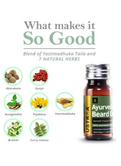 Ustraa Ustraa Ayurvedic Beard Oil - 35ml  - Image 2