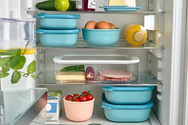 Mepal Cirqula Multi Bowl Rectangular 500 ml Nordic Black-Food Storage Box-Stackable-Dishwasher Safe  Polypropylene - Image 5