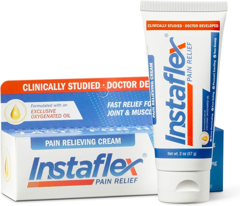 Instaflex Healthy Directions Instaflex Pain Relief Cream Delivers Clinically Studied Relief from Arthritis, Back Pain, Strains and Joint and Muscle Pain (2 oz)