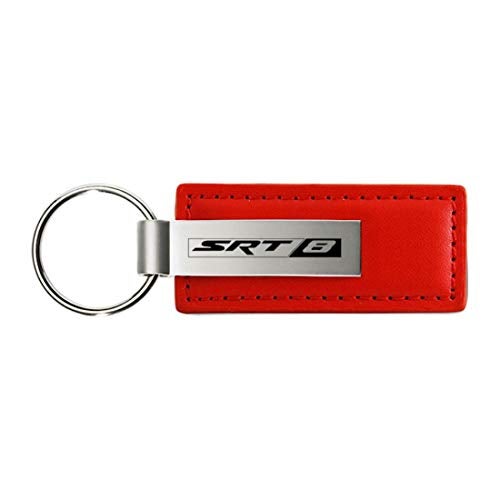 Dodge حامل مفاتيح جلد مستطيل أوتوموتيف جولد لدودج SRT8 (أحمر) - Image 1