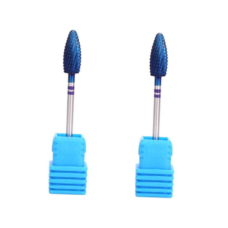 Medium Size Multi Color Tungsten Steel Nail Drill Bit For Manicure Pedicure Cuticle Polishing Dead Skin Removal - Image 2