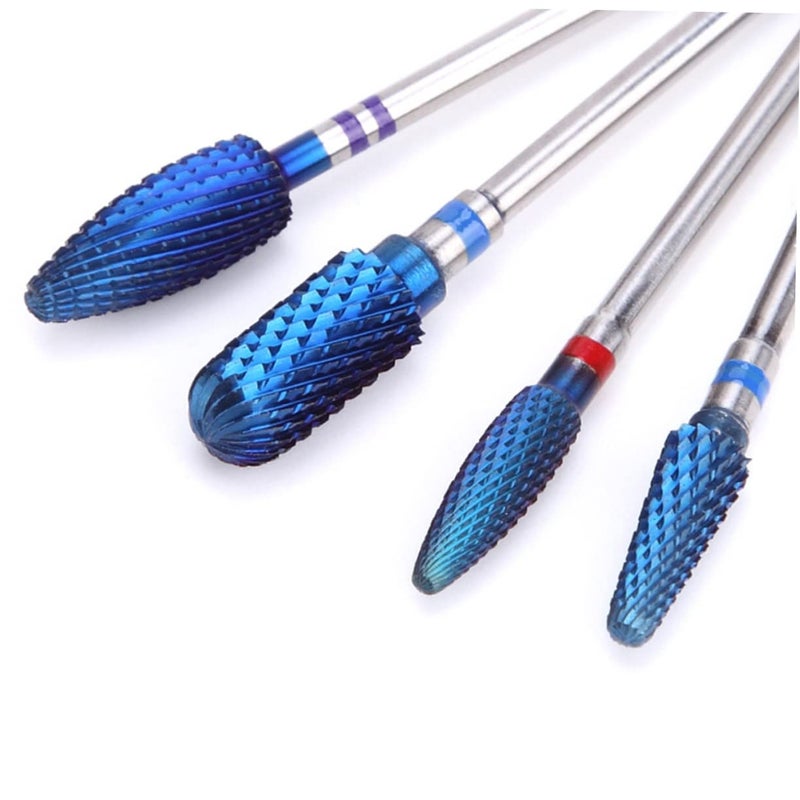 Medium Size Multi Color Tungsten Steel Nail Drill Bit For Manicure Pedicure Cuticle Polishing Dead Skin Removal - Image 4