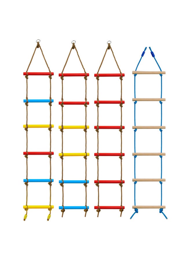 Outdoor Children's Toys Plastic Fitness Large Disc Swing Rope Ladder Climbing Rope Walking Flat Belt Toys-Specifications:Ninja Steering Wheel - Image 3