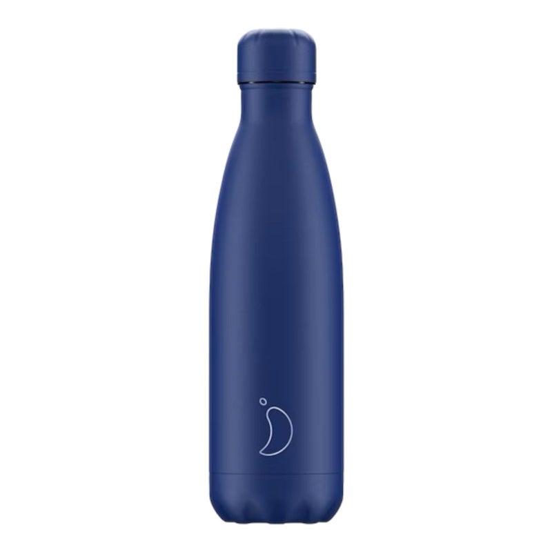 Chilly's | Water Bottle | Matte | 500ml | All Blue - Image 1