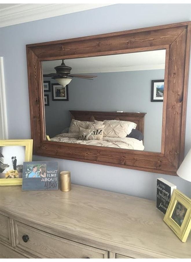 Art Wood wall mirror 