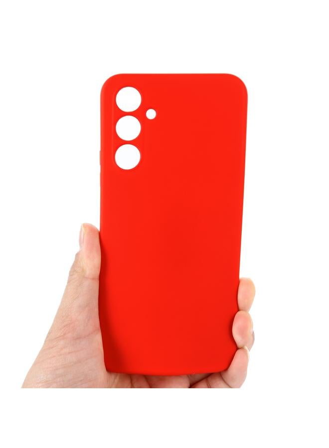 اس-توب جراب لهاتف Samsung Galaxy A34 5G مصنوع من السيليكون السائل المقاوم للصدمات بلون نقي - Image 3