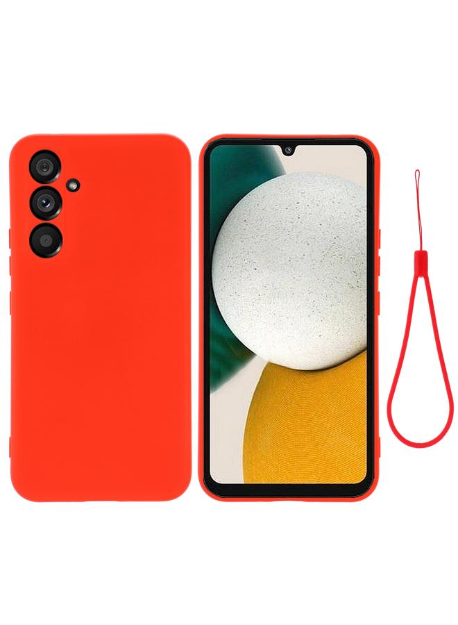 اس-توب جراب لهاتف Samsung Galaxy A34 5G مصنوع من السيليكون السائل المقاوم للصدمات بلون نقي - Image 1