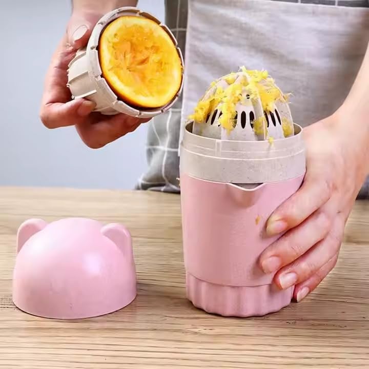 Swejos Cartoon Shape Manual Juicer Household Small Fruit Lemon Orange Juice Cup Kitchen - Image 3