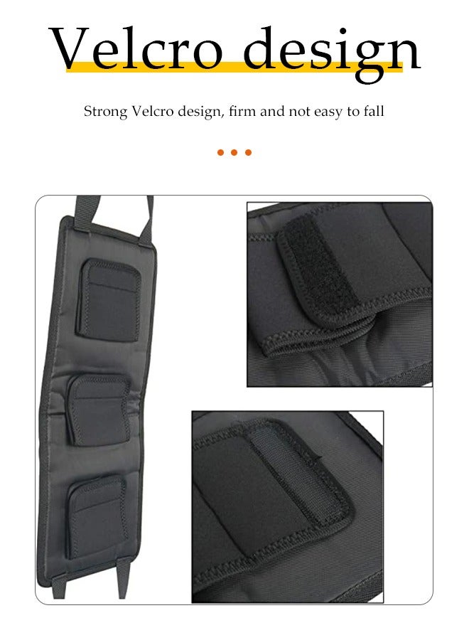 Beauenty Vehicle Fishing Rod Carrier Carrier 2pcs Fishing Rod Carrier Car Fishing Rod Holder Backseat Holds 3 Poles Tackle Tool Fishing Rod Storage Bag for Car Fishing Rod Car Roof Carseat Easy Install Fishi  - Image 3