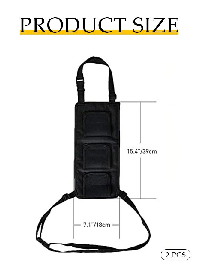 Beauenty Vehicle Fishing Rod Carrier Carrier 2pcs Fishing Rod Carrier Car Fishing Rod Holder Backseat Holds 3 Poles Tackle Tool Fishing Rod Storage Bag for Car Fishing Rod Car Roof Carseat Easy Install Fishi  - Image 4