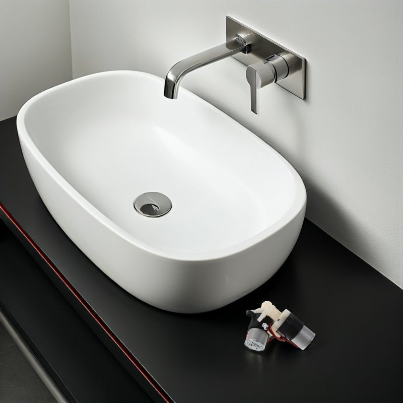 🚽 مضخة موزع صابون رغوي تعمل بدون لمس تصميم عصري وأنيق مثالي للنظافة - Image 4