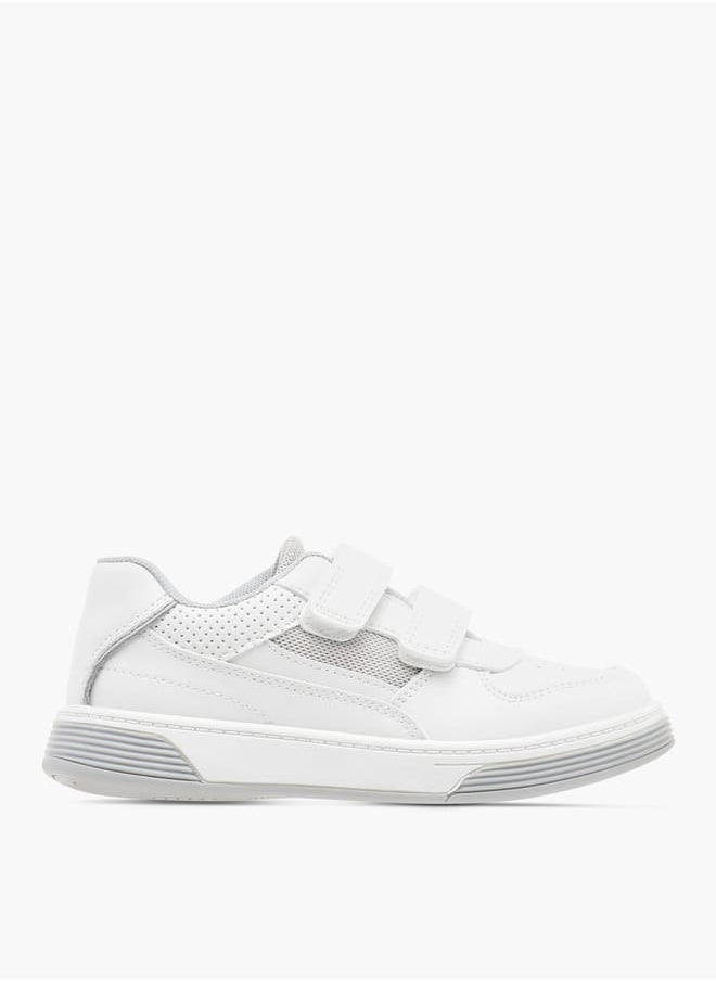 JUNIORS Boys Panelled Sneakers With Hook And Loop Closure  - Image 3
