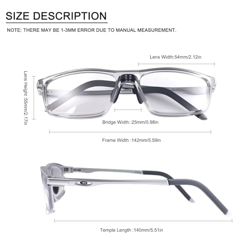 PEEPAI Photochromic Blue Light Glasses Computer Gaming Blue Light Screen Blocker Anti Glare Eye Protection Eyewear Men Women - Image 3