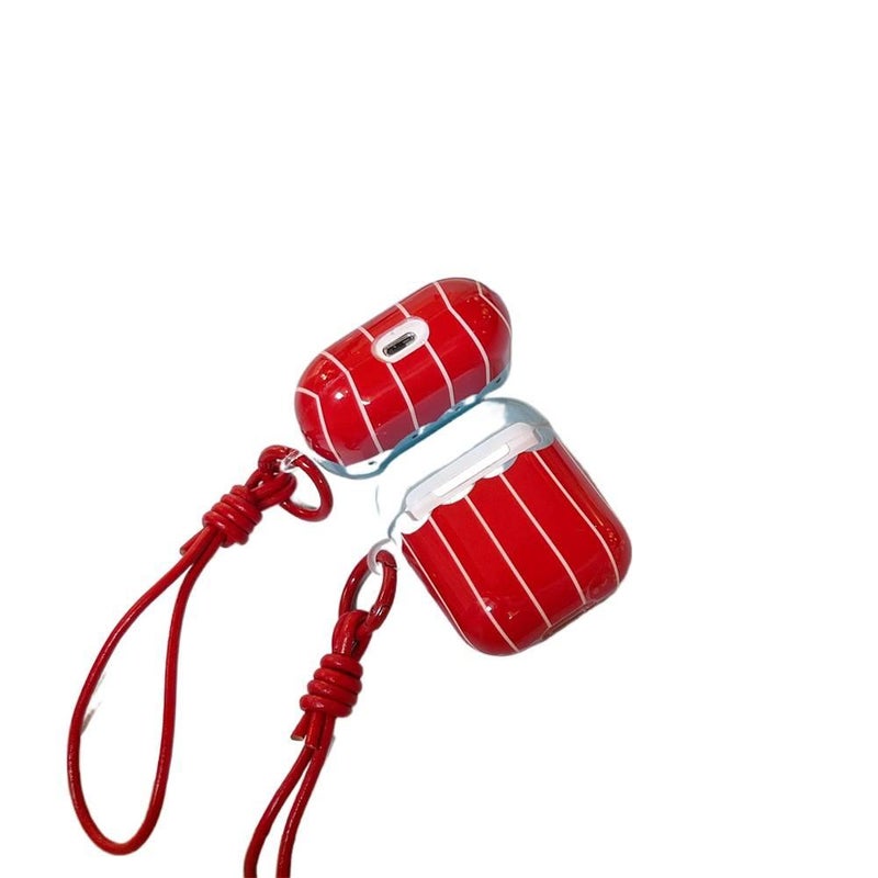 Lightweight Case Compatible with AirPods Pro AirPods 4 AirPods 3 in Red with Scratch Protection for Daily Carry - Image 4