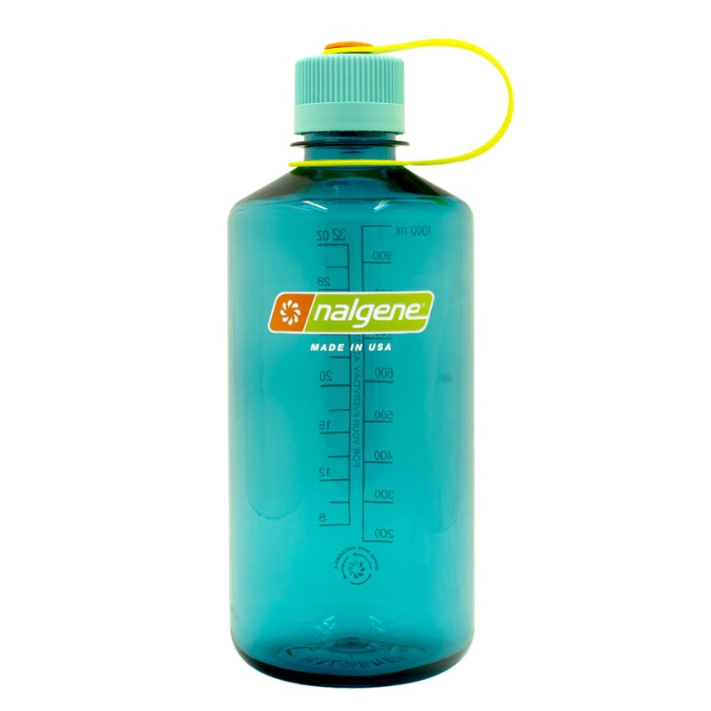 Nalgene Sustain Tritan BPAFree Water Bottle Made with Material Derived from 50 Plastic Waste 32 OZ Narrow Mouth