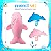 Arrowbash 20 Pcs Plush Dolphin Toys 71 Dolphin Plush Stuffed Animal Dolphin Keychain Soft Decorative Dolphin Charm Keyring for Ocean Life Party Favors Accessory Baby Shower Decor - Image 4