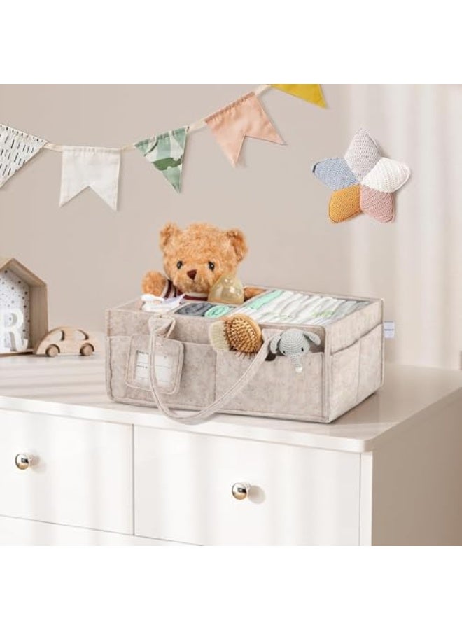 حقيبة تنظيم حفاضات، حقيبة تنظيم للأطفال لأساسيات المواليد، للصبيان والبنات (كحلي) - Image 2