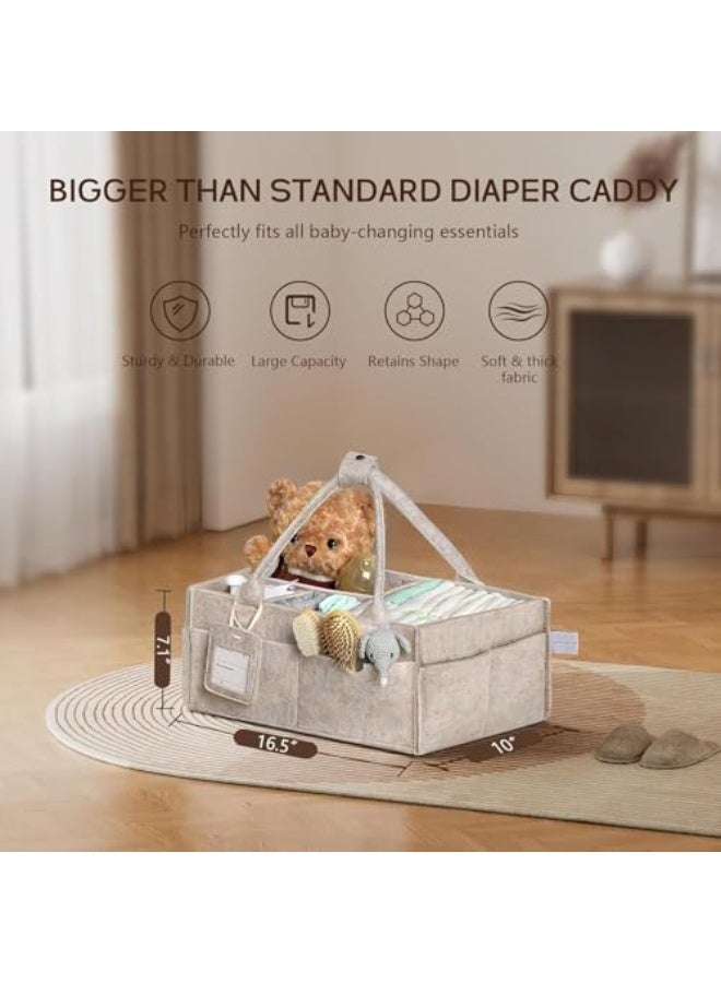 حقيبة تنظيم حفاضات، حقيبة تنظيم للأطفال لأساسيات المواليد، للصبيان والبنات (كحلي) - Image 5