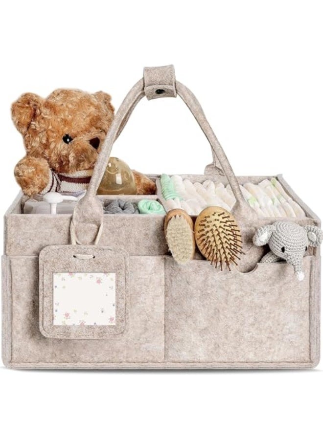 حقيبة تنظيم حفاضات، حقيبة تنظيم للأطفال لأساسيات المواليد، للصبيان والبنات (كحلي) - Image 1
