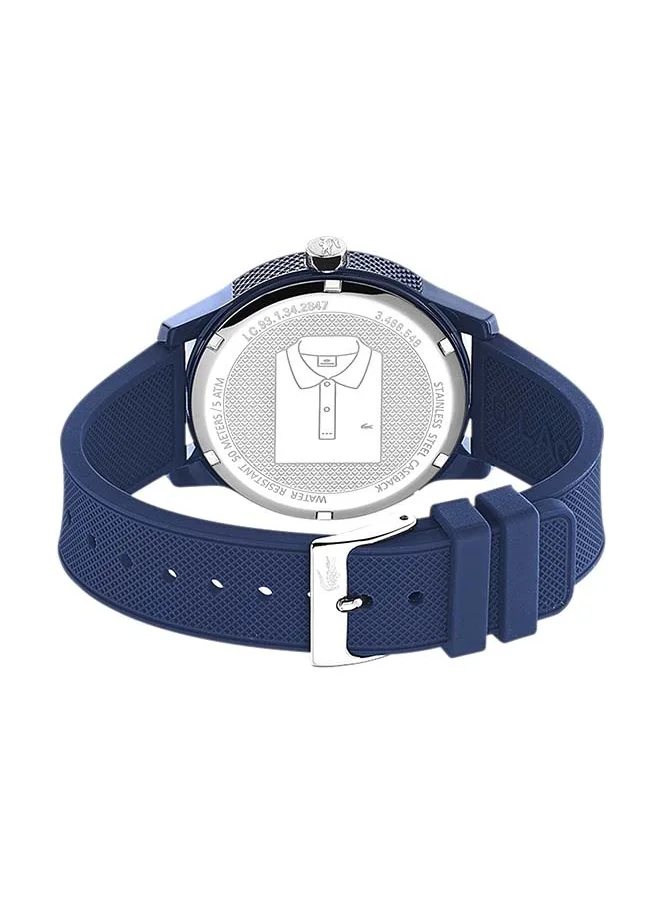 LACOSTE Men's L1212 Automatic Self Wind Blue Dial Analog Watch