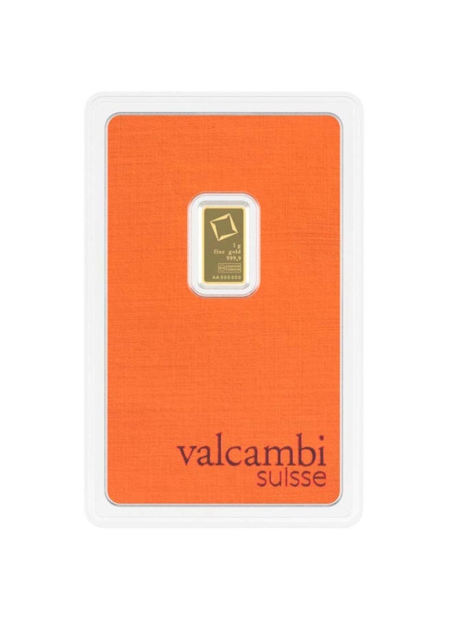 فالكامبي 24 قيراط 999.9 نقاء 1 جرام من سبيكة الذهب فالكامبي سويس - Image 4