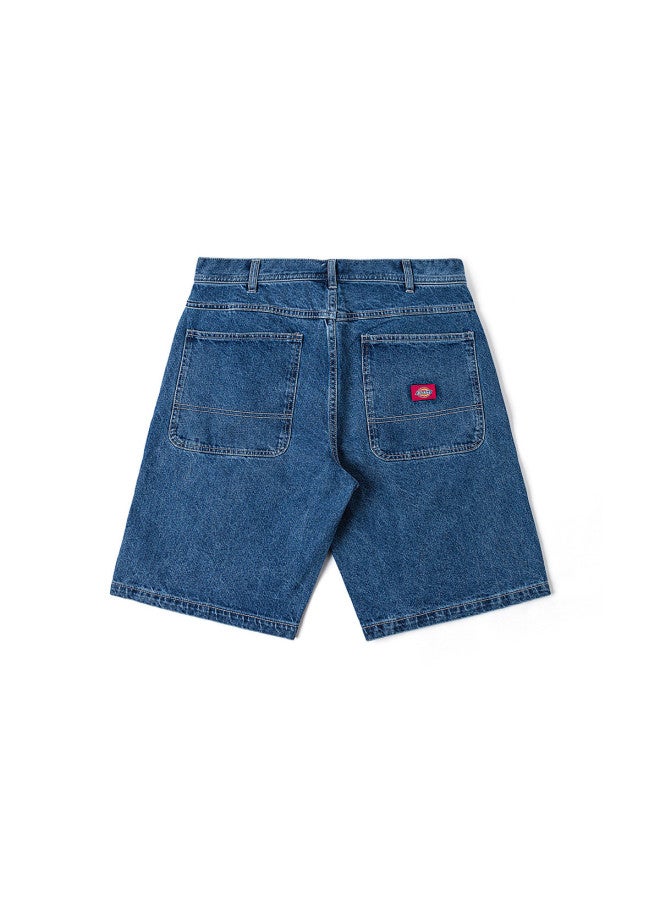Dickies شورتات جينز فضفاضة بخصر مستقيم للرجال والنساء من ديكيز لموسم الربيع/الصيف 2025 - Image 5