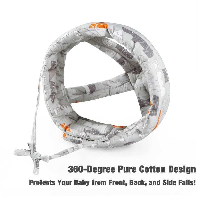 PandaEar خوذة باندا إير لحماية رأس الأطفال الرضع أثناء الزحف والمشي 612 شهرًا لحماية رأس الأطفال الرضع وسادة حماية الرأس خوذة أمان للأطفال لتشكيل الرأس أثناء تعلم المشي - Image 4