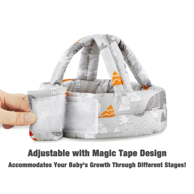 PandaEar خوذة باندا إير لحماية رأس الأطفال الرضع أثناء الزحف والمشي 612 شهرًا لحماية رأس الأطفال الرضع وسادة حماية الرأس خوذة أمان للأطفال لتشكيل الرأس أثناء تعلم المشي - Image 2