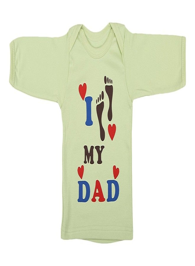 First Kids Step Baby's Hosiery Cotton Combo Of 6 Track Pants With Rib And 5 Mom And Dad Quotes Coloured Tees, Clothing Set (Multicolour, 0-6 Months) - Image 3