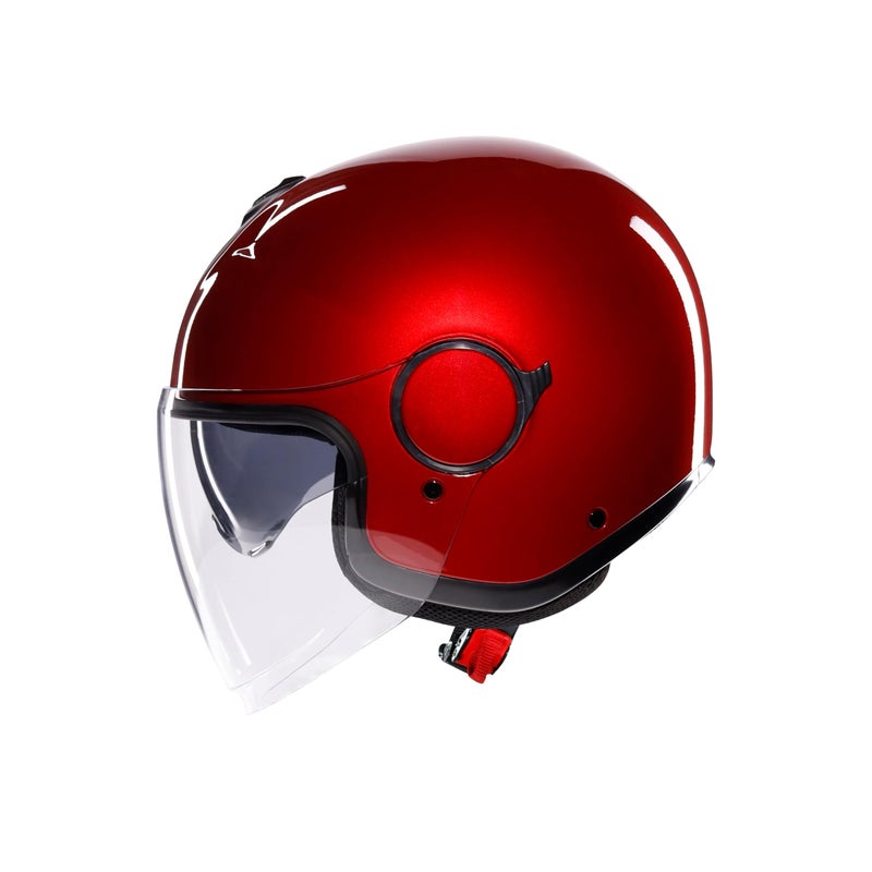 AGV - خوذة دراجة نارية ETERES E2206، للجنسين، أحمر كورسا، XS - Image 2