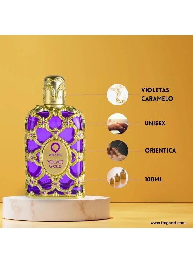 اورينتيكا عطرفيلفيت جولد او دي بارفان للجنسين 80مل - Image 3
