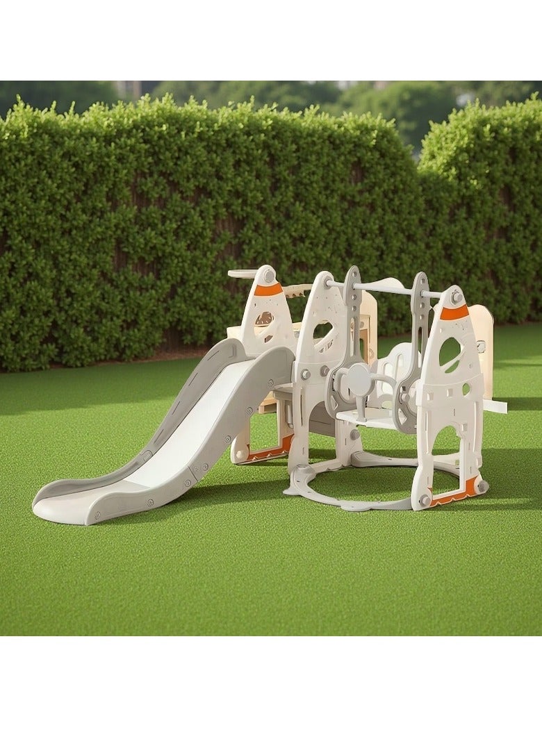 شريحة طفل صغير للأطفال الذين تتراوح أعمارهم بين 2 3 4 5 6 7 8 9، شريحة الطفل والأرجوحة للأطفال في الهواء الطلق في الأماكن المغلقة 3-10 سنوات من العمر، لعبة لعبة المنزل للبنين والبنات (C2) - Image 5