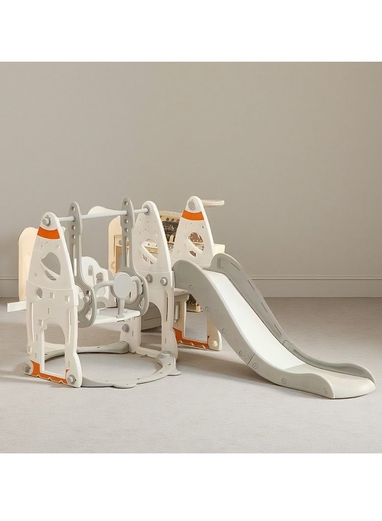 شريحة طفل صغير للأطفال الذين تتراوح أعمارهم بين 2 3 4 5 6 7 8 9، شريحة الطفل والأرجوحة للأطفال في الهواء الطلق في الأماكن المغلقة 3-10 سنوات من العمر، لعبة لعبة المنزل للبنين والبنات (C2) - Image 4